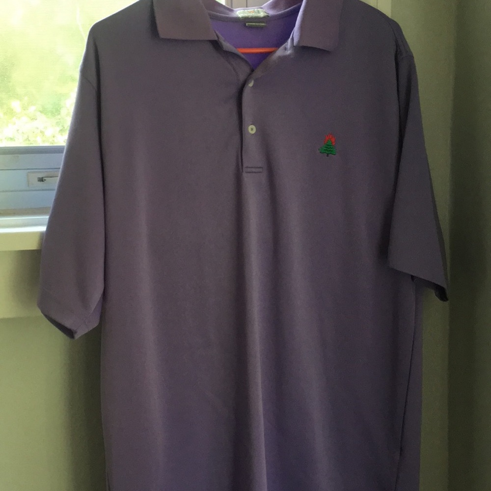 Purple Golf Polo